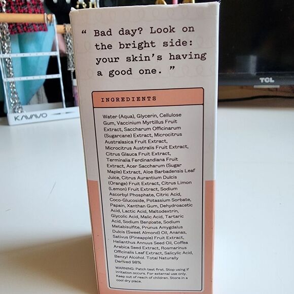 FRANK BODY BRIGHTENING VITAMIN C MASK 50ML SKINCARE BRIGHTENING EXFOLIATING NEW - Picture 4 of 5